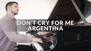 Don't Cry For Me Argentina (Evita) | Piano Cover + Sheet Music