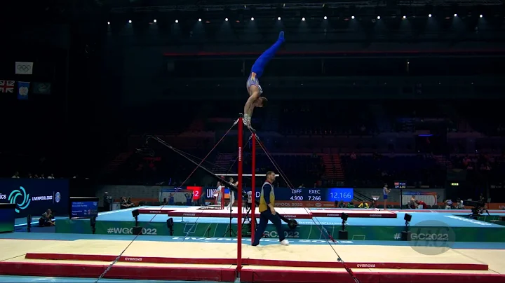 BURTANETE Robert (ROU) - 2022 Artistic Worlds, Liverpool (GBR) - Qualifications Horizontal Bar