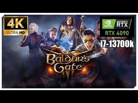 Baldur's gate 3 in RTX 4090 + i7-13700k - 1080p / 1440p / 4k