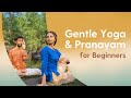 Easy yoga asanas  pranayama  30 minutes  hatha asanas  anulom vilom pranayama