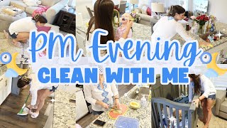 EVENING CLEAN WITH ME | AFTER DARK CLEAN WITH ME | 2024 CLEAN WITH ME | SAHM CLEANING MOTIVATION