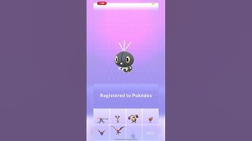 Scatterbug caught in Pokémon GO!