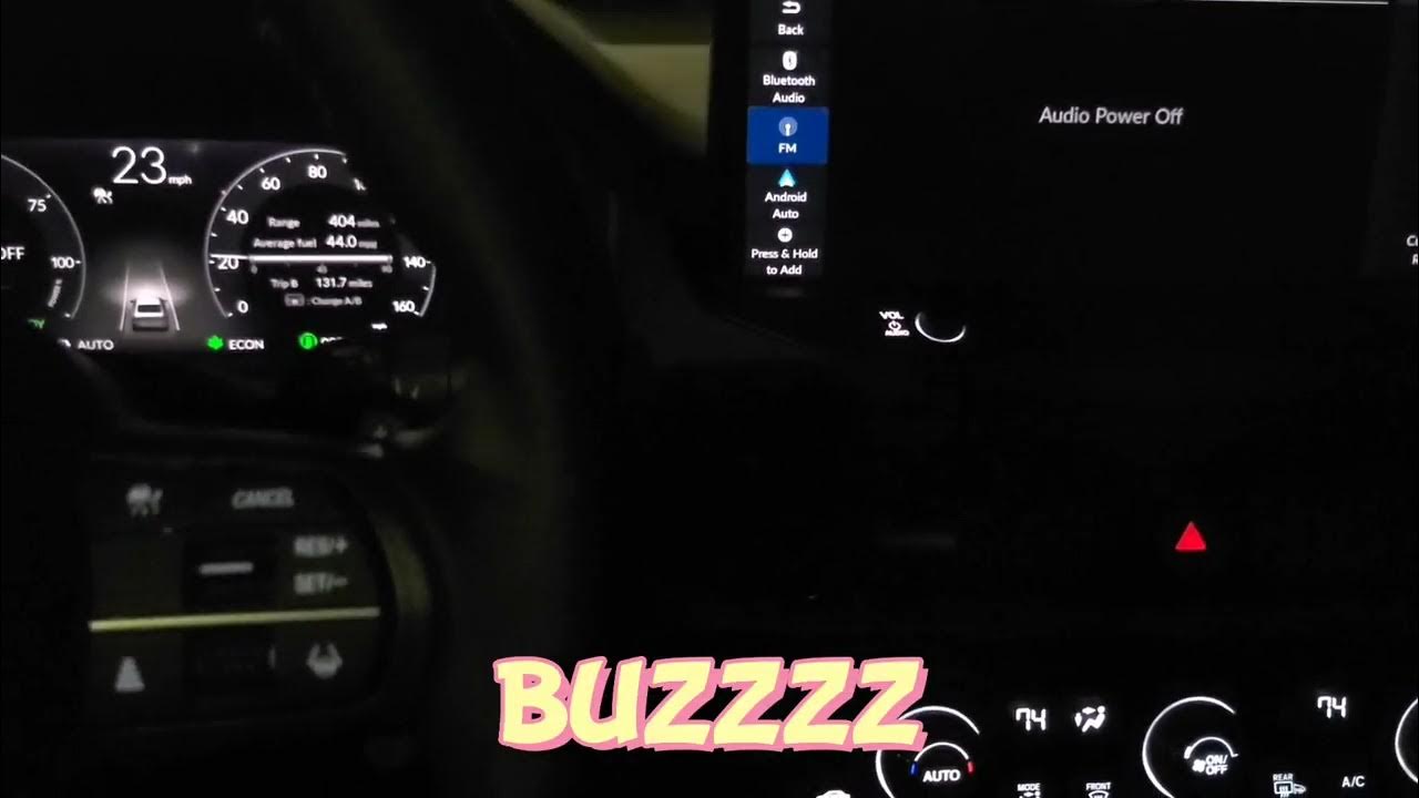 Buzzing noise in 2024 Honda Accord hybrid YouTube