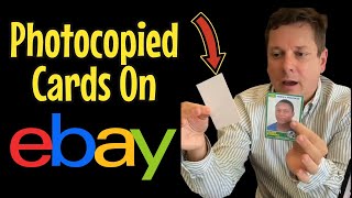 BEWARE: eBay Seller Photocopying Popular Sports Cards & Passing Them Off As Real!