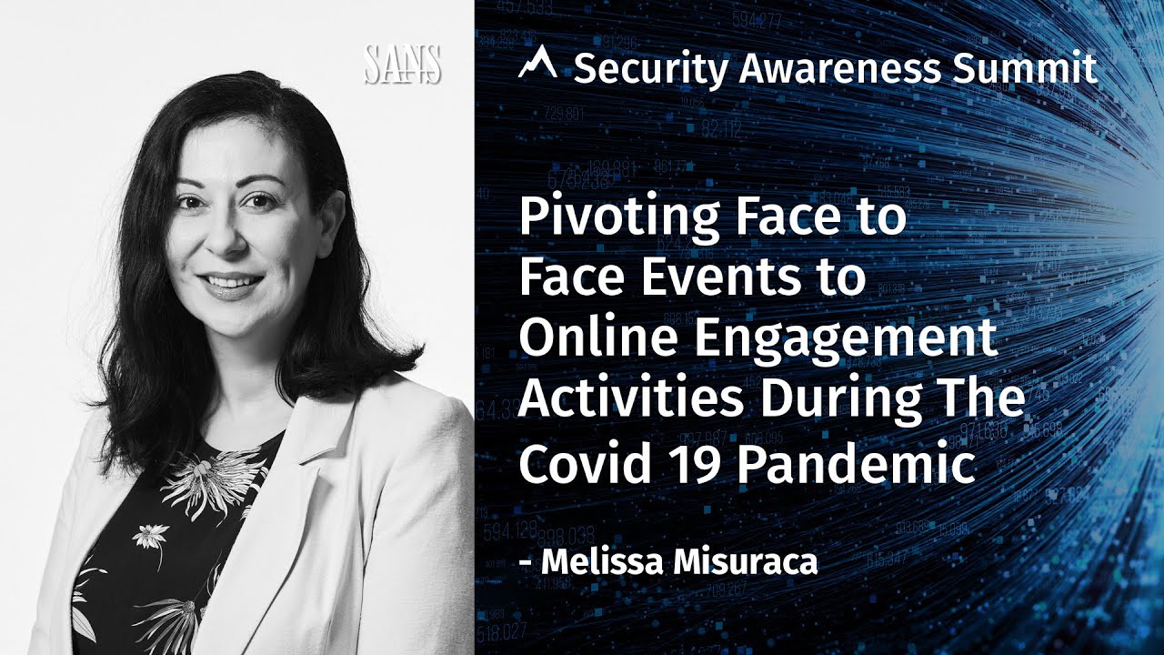 Pivoting Face to Face Events to Online Engagement Activities During The Covid 19 Pandemic