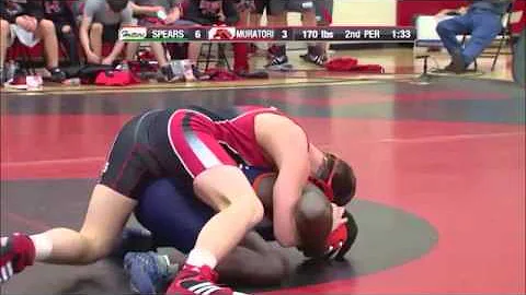 2012-01-25 Wesley Spears (Danbury) Vs. Joey Muratori (Fairfield Warde) 170 Pounds