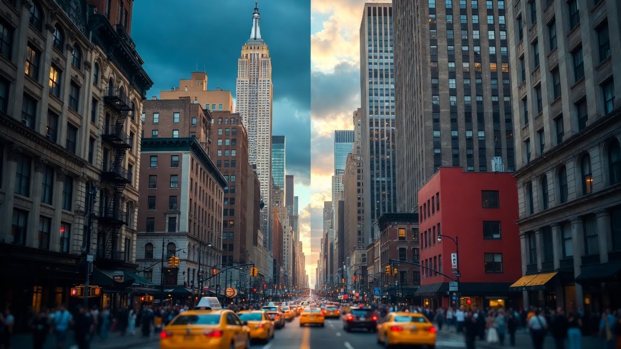 New York City Cinematic Tour | Street to Sky View | Explore Tour AI 