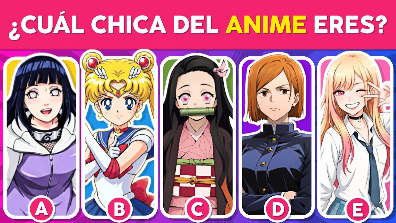 TEST: ¿Cuál Chica del Anime eres? 🤯✨| Descúbrelo con este divertido Test🤩 | Esta Es Tu Trivia✨
