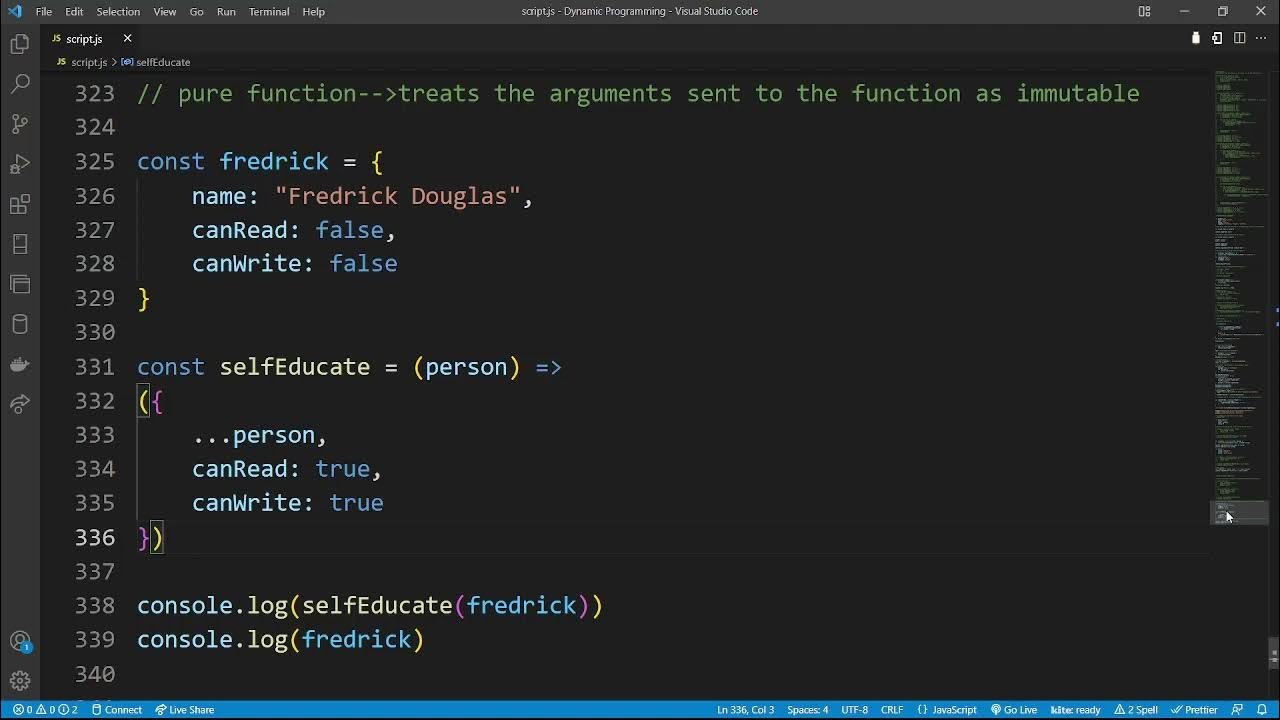 Pure and Impure functions in JavaScript 🔥 - YouTube