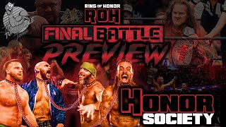 ROH FINAL BATTLE preview | FTR vs BRISCOES DOUBLE DOG COLLAR MATCH | JERICHO vs. CLAUDIO