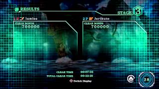 Hard Corps Uprising Arcade Mode Online Stage 3 Ruins No Continue Harley Daniels & Sayuri Duo P3