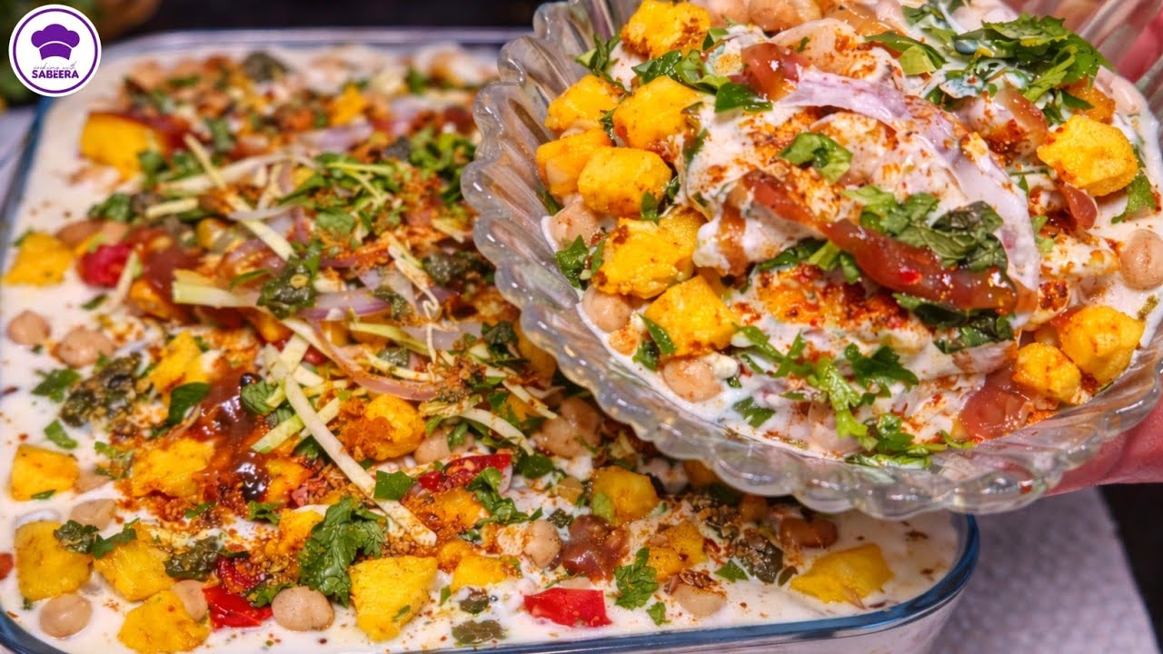 Fried Aloo Dahi Phulkiun Ki Chaat | Ramazan Special Chaat Recipe | Iftar Special Recipes 