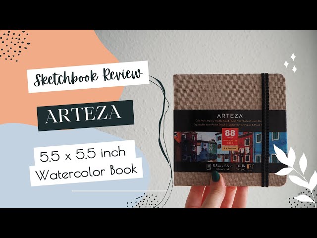 Arteza Watercolour Sketchbook (5.5 x 5.5 inches) - Is it any good? 