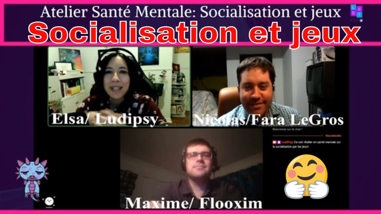 Santé Mentale: Socialisation par les jeux! (FR)