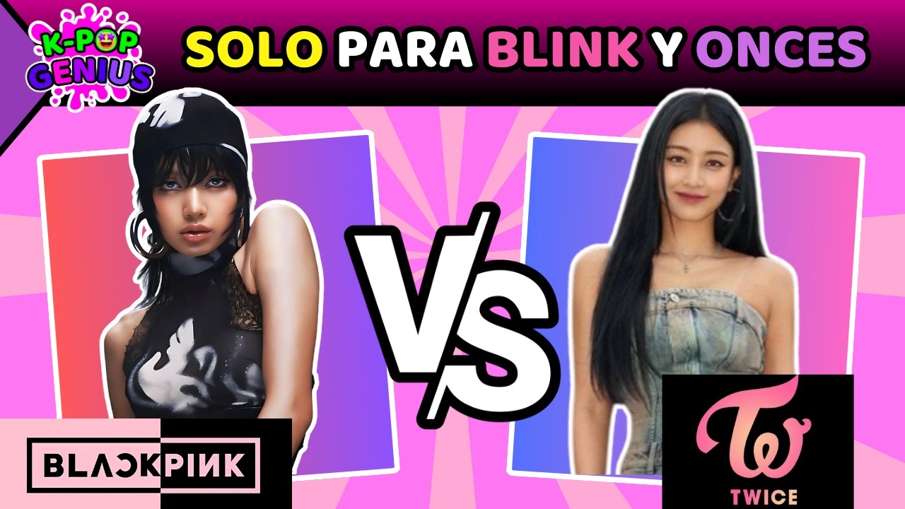 BLACKPINK vs TWICE 💜​/🩷​​​ CUAL ES LA MEJOR CANCIÓN | KPOP TRIVIA GAME
