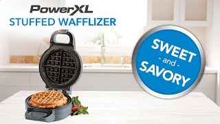 Power XL Wafflizer Stuffed Waffle Maker and Belgian Waffle Iron, |  Collections Etc.