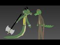 Silzous vs alfis snake vs alligator  stickman piggy animation