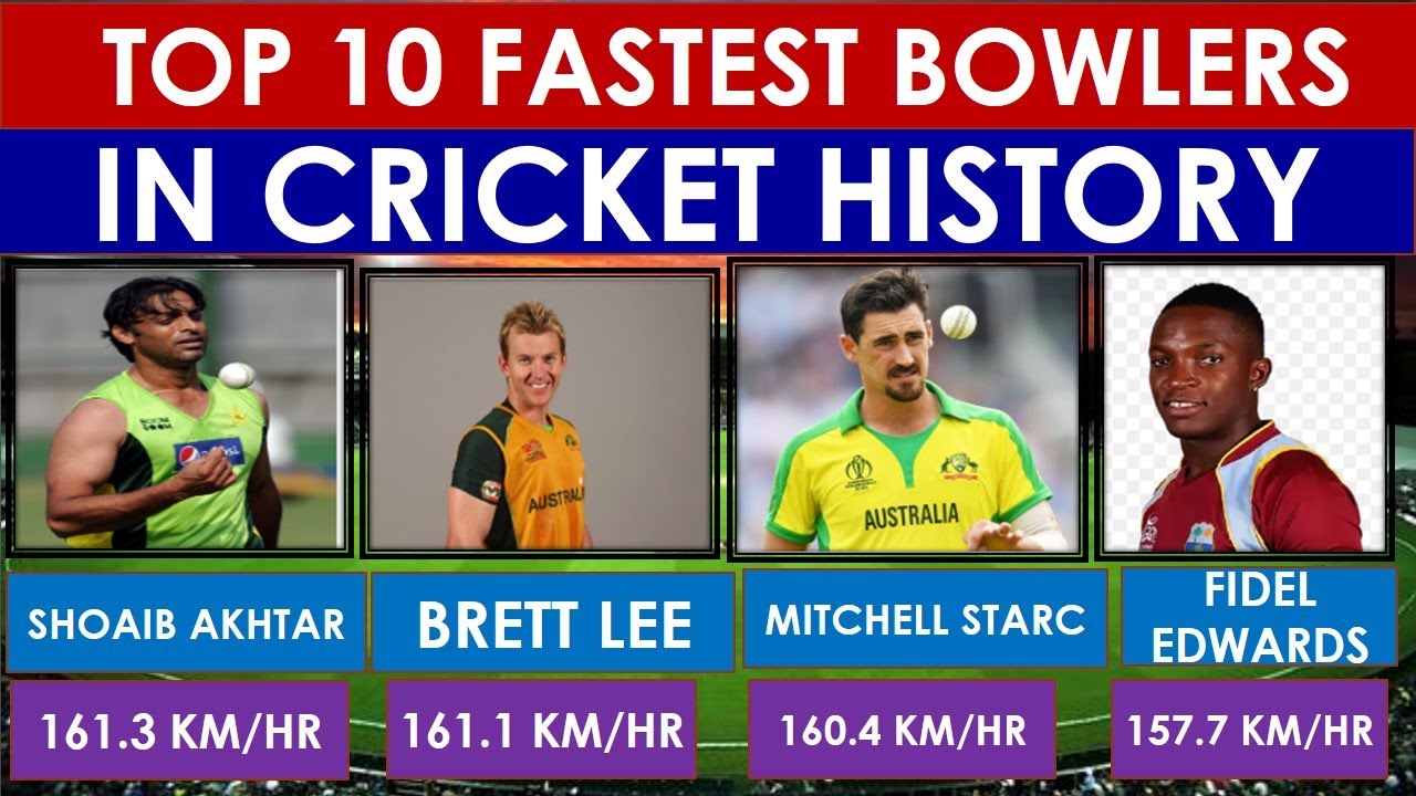 Know Top 10 Fastest Bowlers list in Cricket History of all time|10 ...