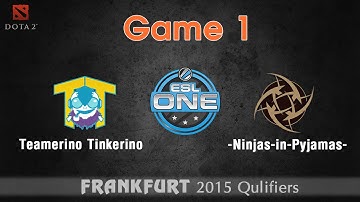 NiP vs Teamerino game 1 - Dota 2 ESL One 2015