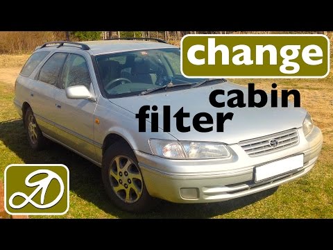 How To Change The Cabin Filter On The Toyota Camry Gracia. Do It Yourself