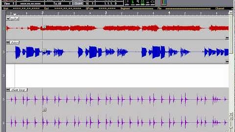 Steinberg Cubase VST-32/5.1 Complete Tutorial #38: Audio Editor - Tools And Quantising Events Pt 1