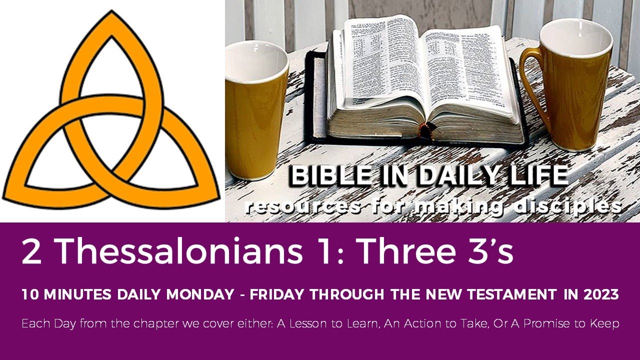 Thursday September 21 2 Thessalonians 1 Through The New Testament in ...