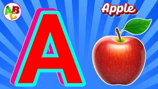 A is for Apple A A Apple 🌟 | ABC Song for Kids | Learn ABC Phonics Song | Alphabet Song for Children