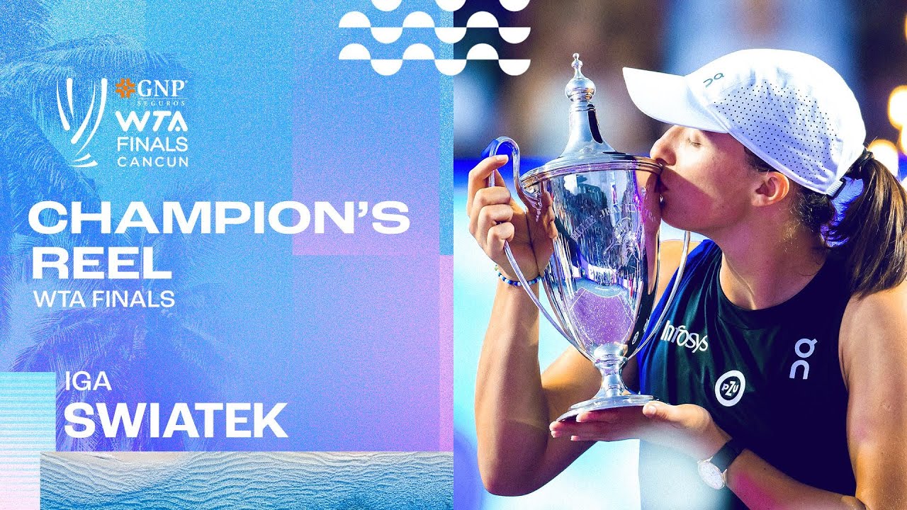 WTA Finals Champion and New World No.1 Iga Swiatek's MAGNIFICENT moments in Cancun!👏👏