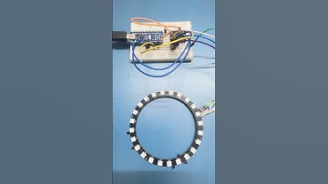 MPU6050 Gyroscope Demo: LED Ring Reacts to Speed! #gyroscope #arduino #circuits