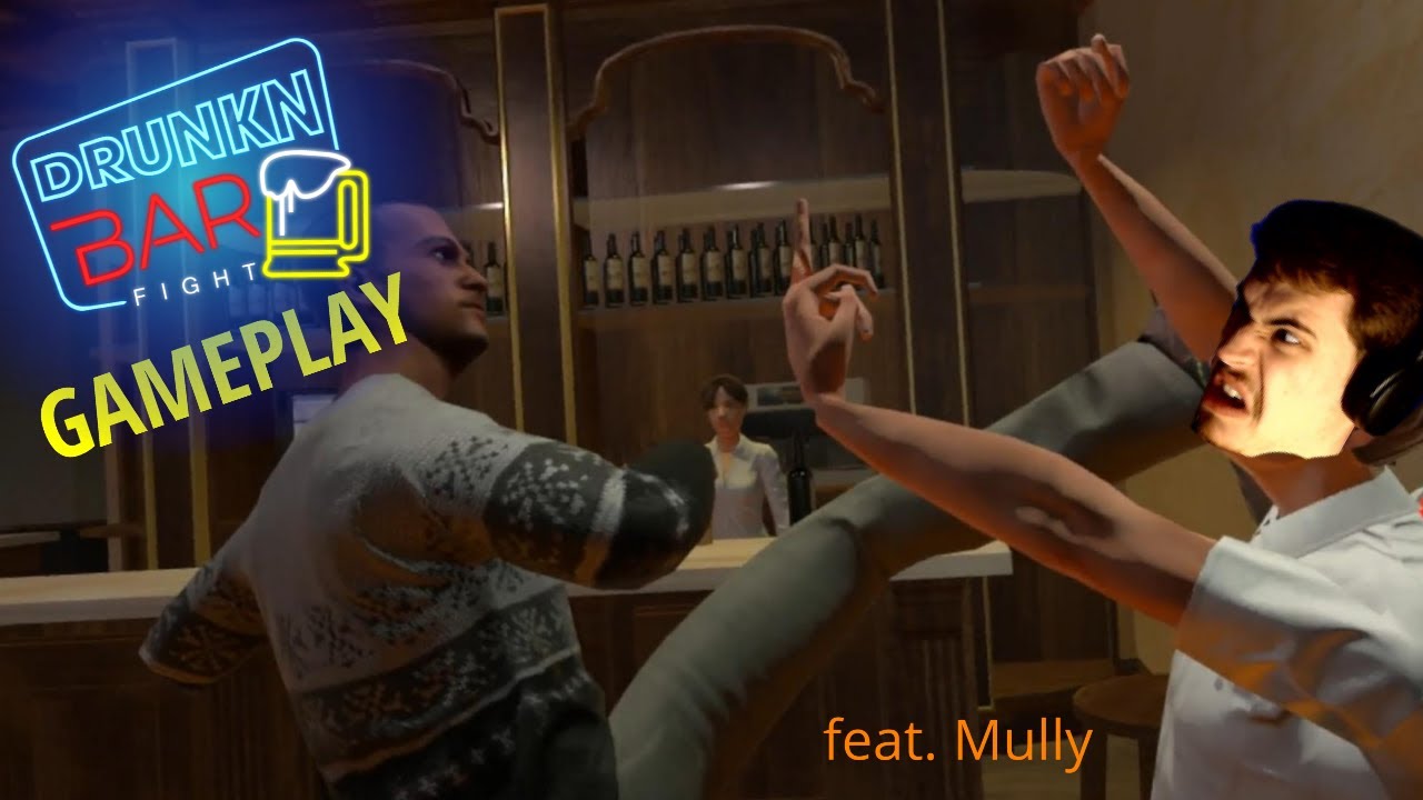 WE BRUTALLY MURDER EVERYONE INCLUDING SANTA!! {DRUNKN BAR FIGHT VR GAMEPLAY} ║ feat. MULLY
