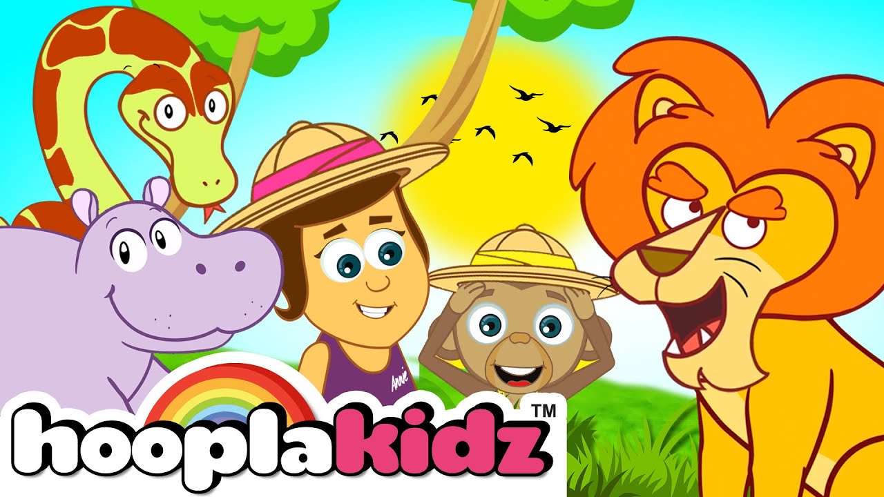 Kids Songs And More | The Jungle Song |  HooplaKidz