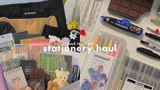 huge back to school stationery haul 🍃 ft. stationery pal // giveaway closed