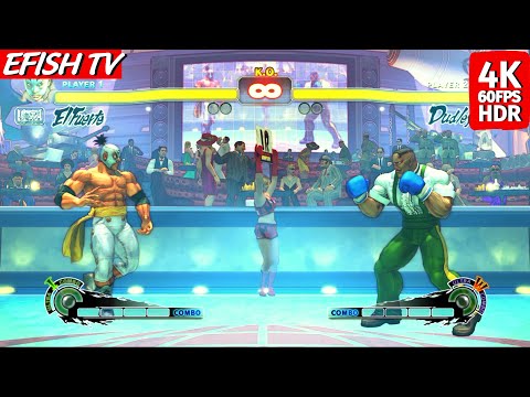 Amigo is back! El Fuerte vs Dudley (Hardest AI) - Ultra Street Fighter IV | PS5 4K 60FPS