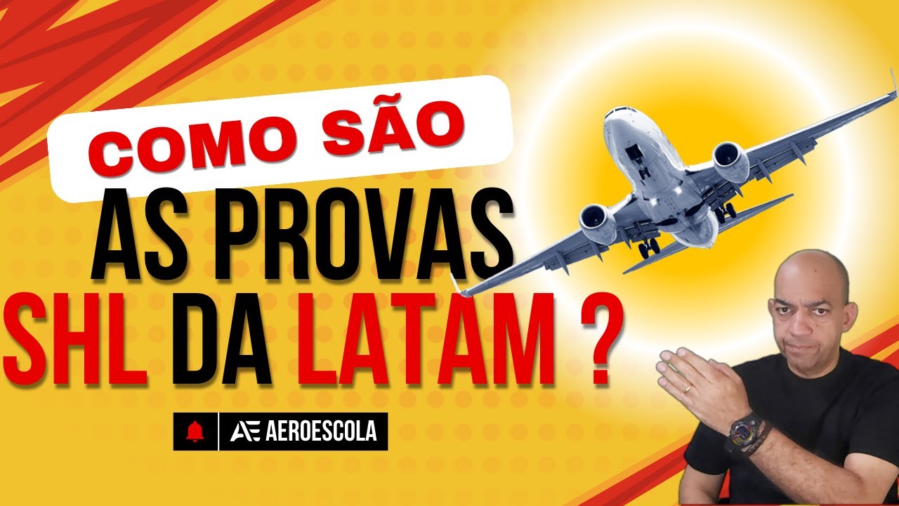 🚀 NÃO FAÇA AS PROVAS SHL DA SELEÇÃO PARA COMISSÁRIOS DE VOO DA LATAM SEM ASSISTIR ESTE VÍDEO! ✈️