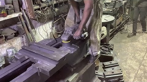 Amazing technique lathe Machine cross light polish hi class lathe machine #technology #viralvideo 