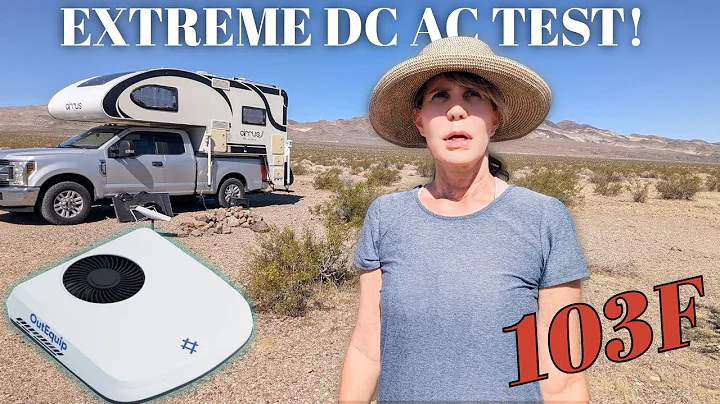 Off-Grid & Overheated? Camper AC Test in 103°F Death Valley + My Top Heat Coping Tips! OutEquipPro