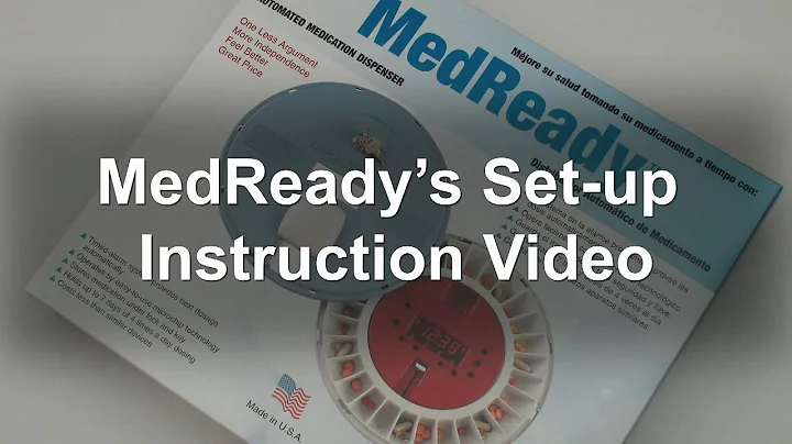 MedReady Automated Medication Dispenser - Instructional Video