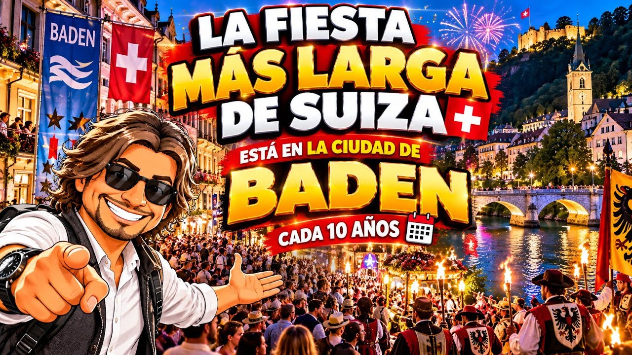 En Suiza 🇨🇭: Baden una fiesta cada dies años |  Todos con Hernán
