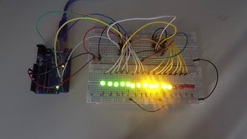 How to daisy chain 74hc595n shift registers