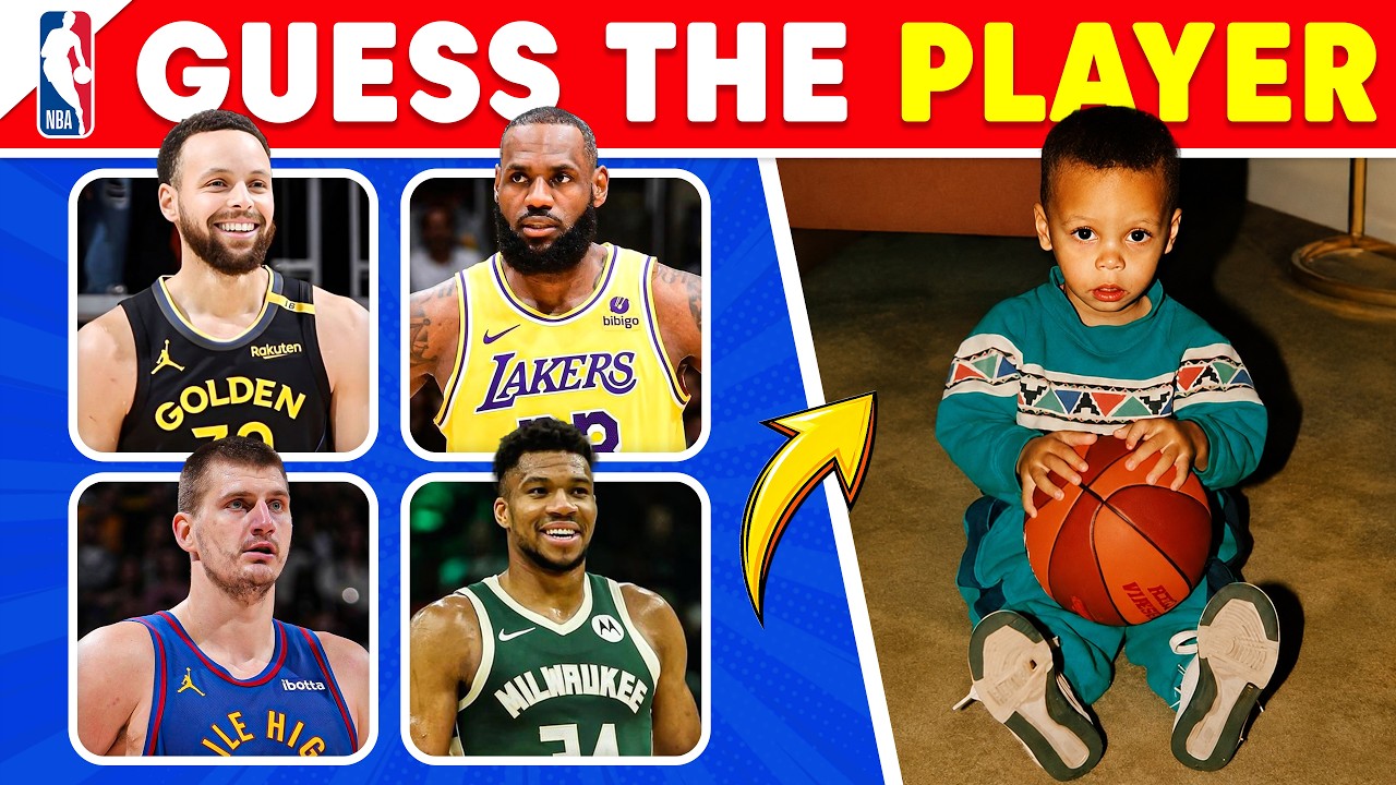 🏀 NBA Player by Their Childhood Photo: Easy to IMPOSSIBLE | Sport Quiz USA