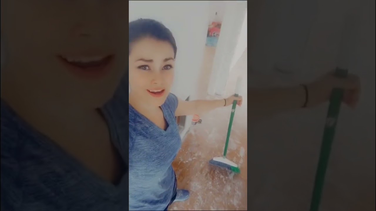 Getting all the dust off the floors 