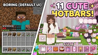 11 Aesthetic Minecraft Hotbars You’ll Actually Love ✨ 🧸