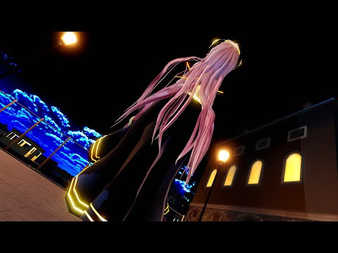 REM式ルカさんが夜の河岸で夜に駆ける【MMD】