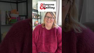Dungeons & Knitting Ep. 8   how much can I knit on my Oxford Cardigan? #rollforknitting