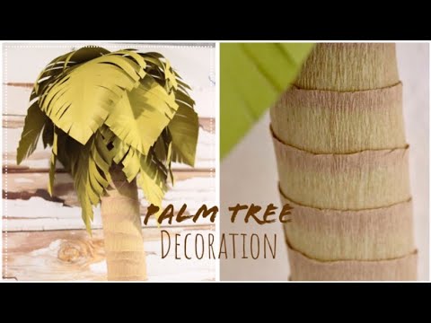 Simple Palm Tree Tutorial You - Diy Palm Tree Decoration Simple Palm Tree Tutorial You - Diy Palm Tree Decoration
