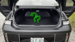 Match Highlights Hyundai Ioniq 6 Trunk Measurements, Liftgate and Folding 2nd Row Seats