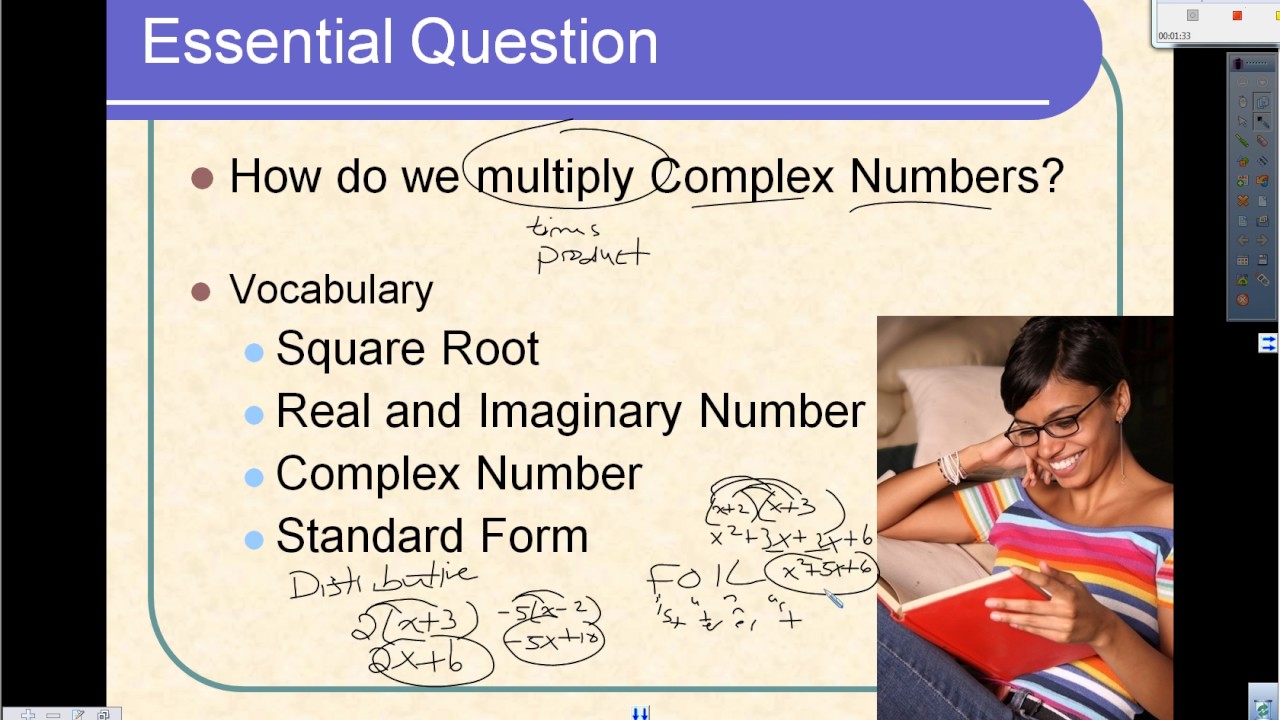 Multiplying Complex Numbers - YouTube