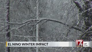 Full El Niño could bring colder, wetter weather to NC but not necessarily more snow Update