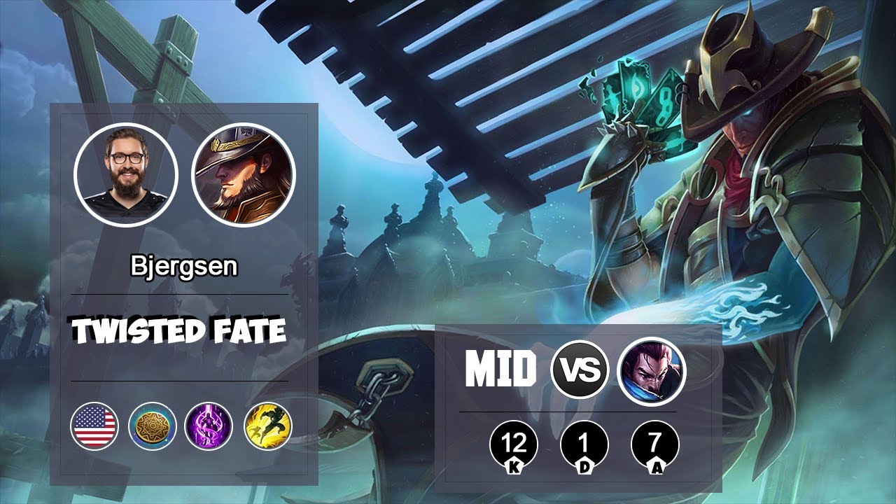 TSM Bjergsen Twisted Fate MID vs Yasuo | LOL | S9 NA Challenger - Full Gameplay