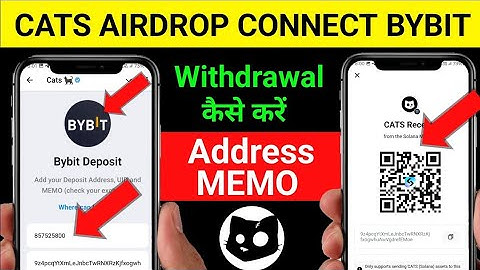 How To Connect Cats Bybit Wallet | Cats Airdrop withdrawal Bybit Deposit Address,Memo | Cats Airdrop